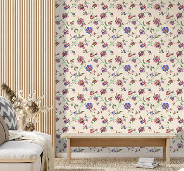 Pondicherry Cream Wallpaper