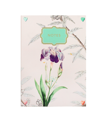 Carnet de notes "Iris 4 de coeurs"