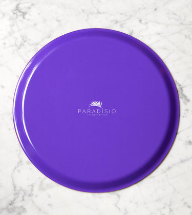 Verso plateau Perroquet et rose des vents couleur mauve