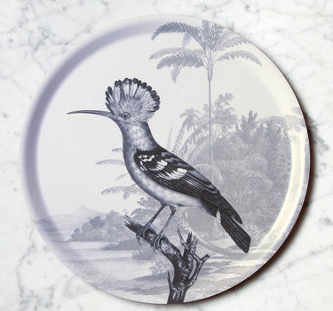 "Plateau rond Huppe paysage jungle oiseau à huppe crête Jérôme Bosch"