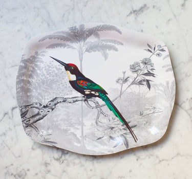 Plateau rococo Jacamar émeraude