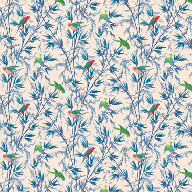Papier peint Le jardin des perroquets