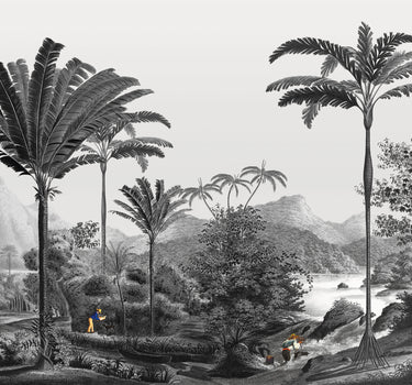 Panoramique Paradise noir & blanc