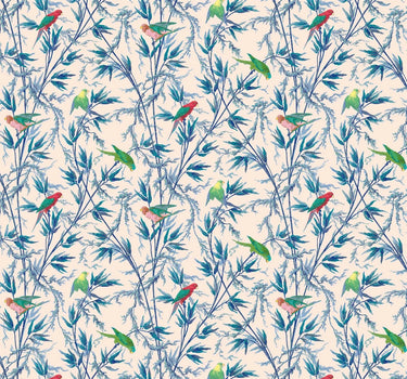 Papier peint Le jardin des perroquets