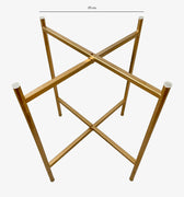  piètement métallique doré, table d'appoint"