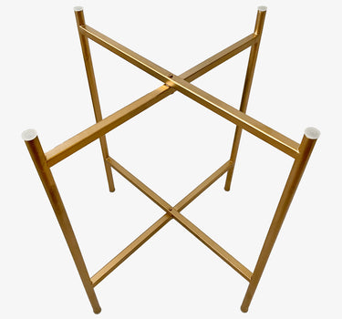  piètement métallique doré, table d'appoint"