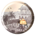 "Plateau rond India fleuve temples palais jardin impérial éléphant paré culture indienne"