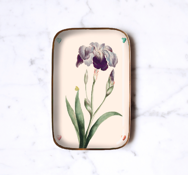 Nouveauté Plateau émaillé Iris
