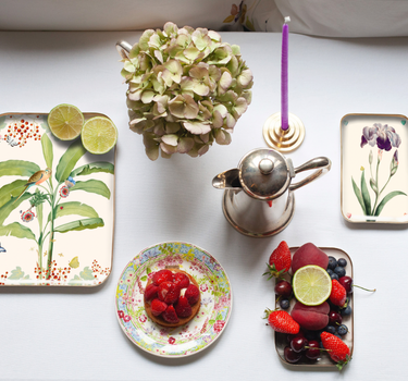 Plateau & vide-poche décoratif Iris 4 de coeur