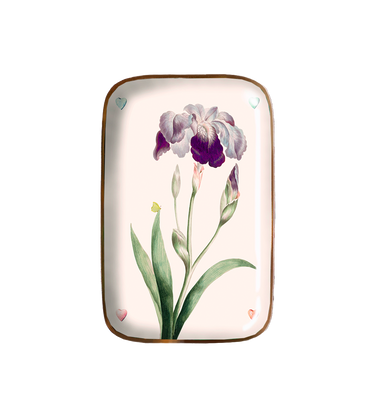 Plateau & vide-poche décoratif Iris 4 de coeur